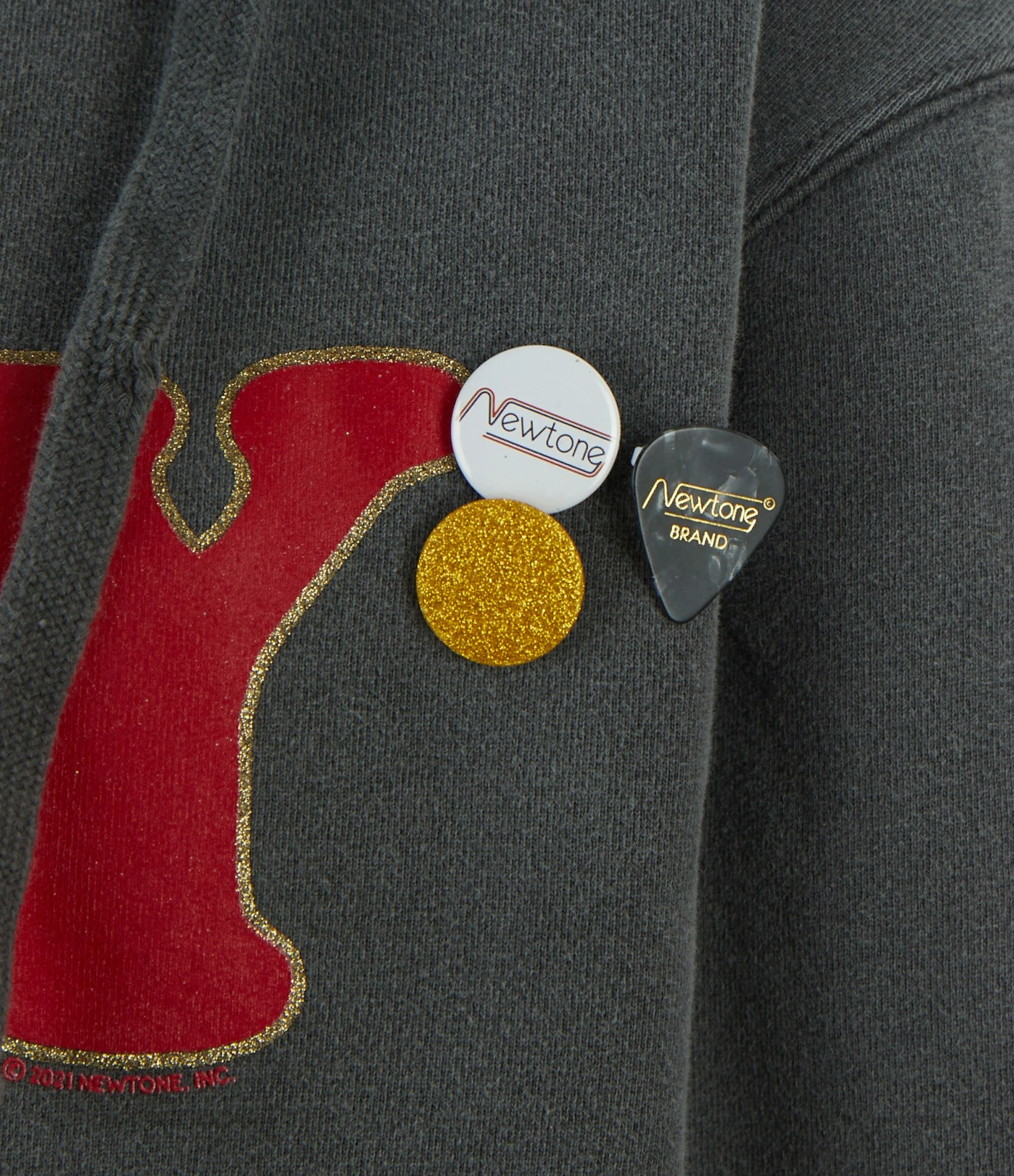 NEWTONE Sweatshirt Jagger Joy Coton Pepper – Image 2