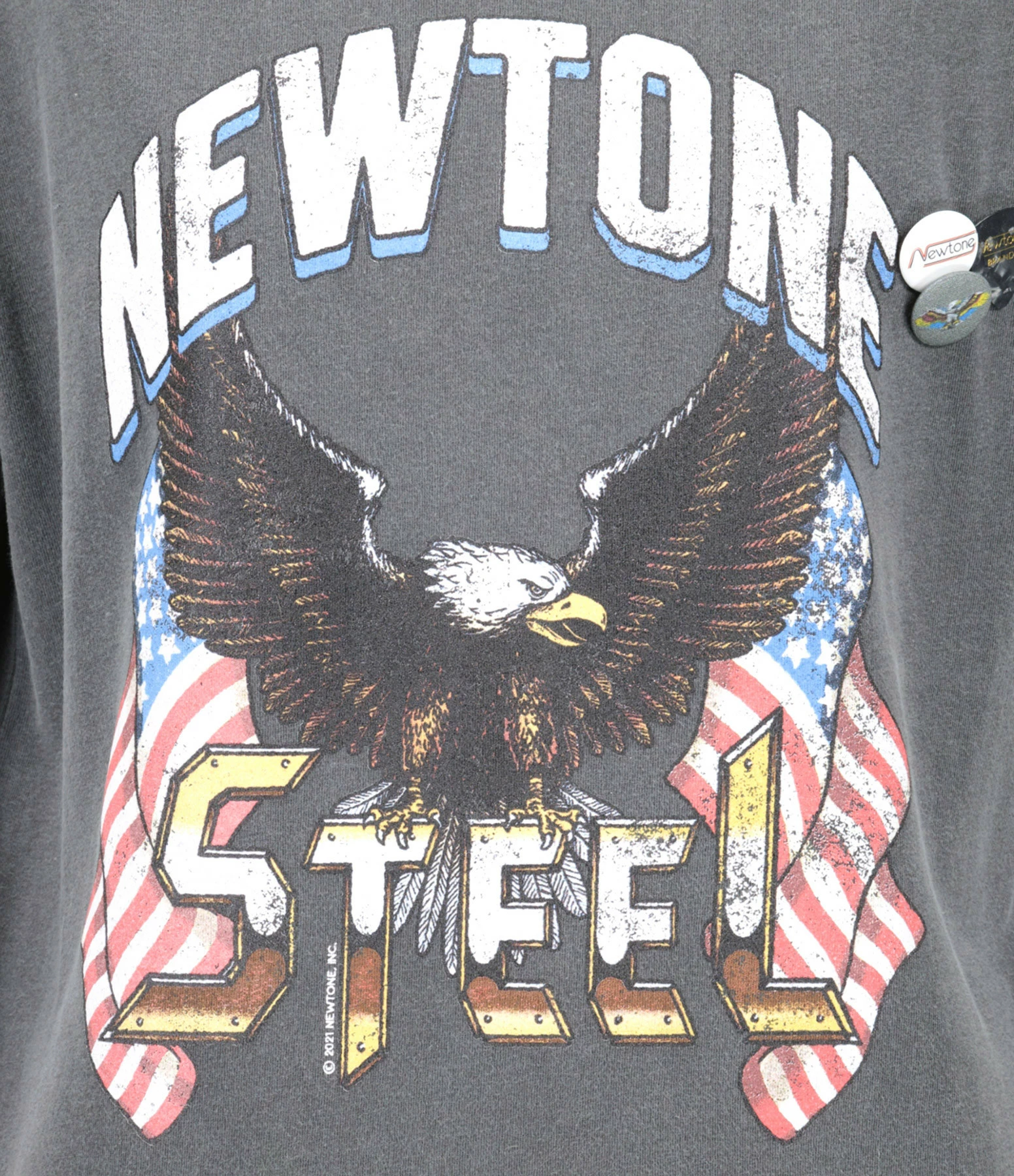 NEWTONE Tee-shirt Biker Steel Pepper – Image 2