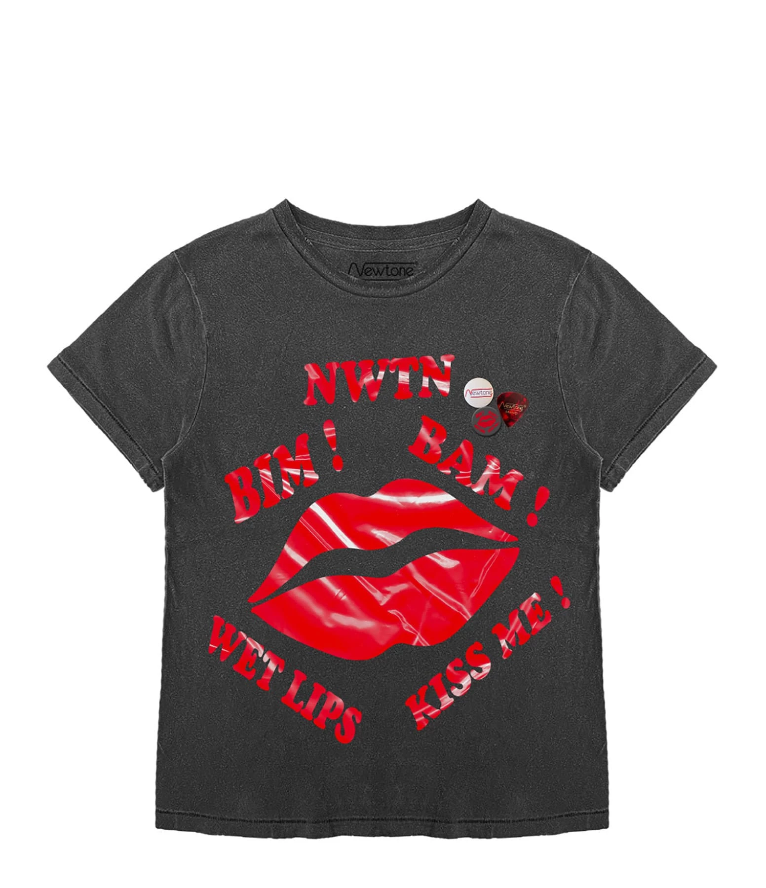 NEWTONE Tee-shirt Starlight Wet Lips Coton Pepper