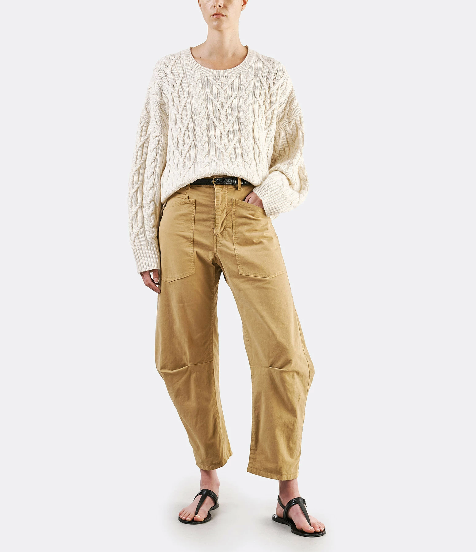NILI LOTAN Jean Shon Coton Caramel 5 NILI LOTAN Jean Shon Coton Caramel – Image 3