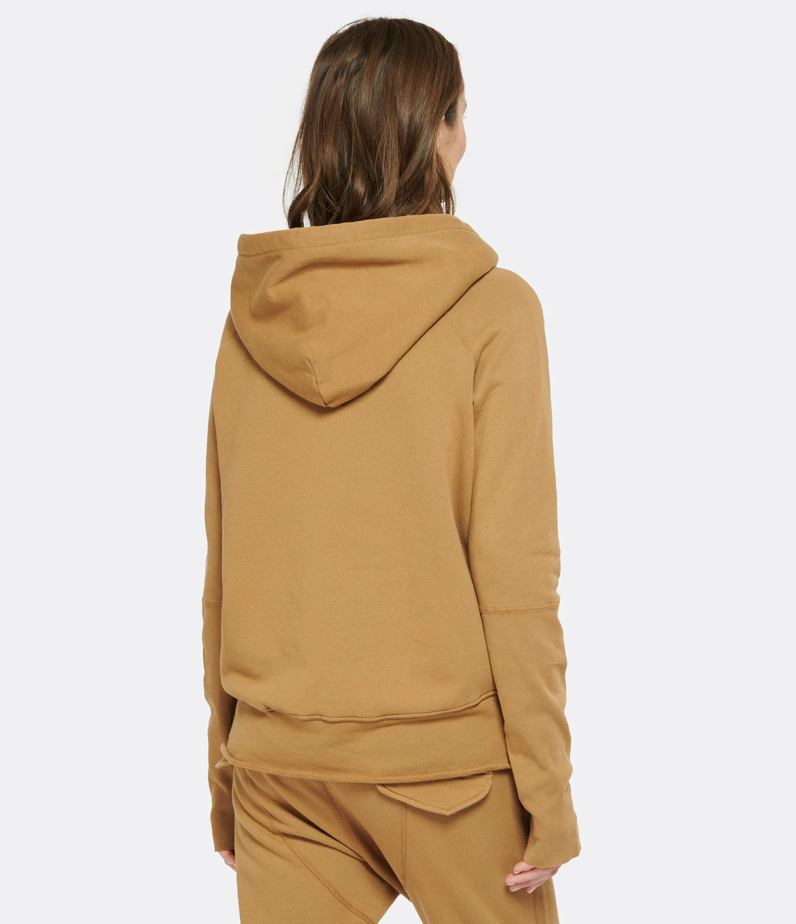 NILI LOTAN Sweatshirt Hoodie Janie Coton Caramel – Image 4