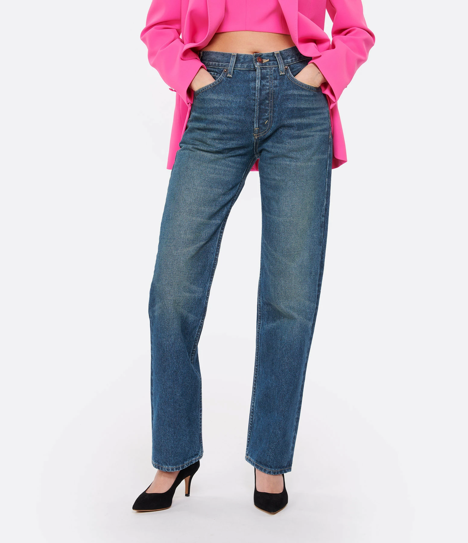 NILI LOTAN Jean Smith Coton Bleu – Image 4