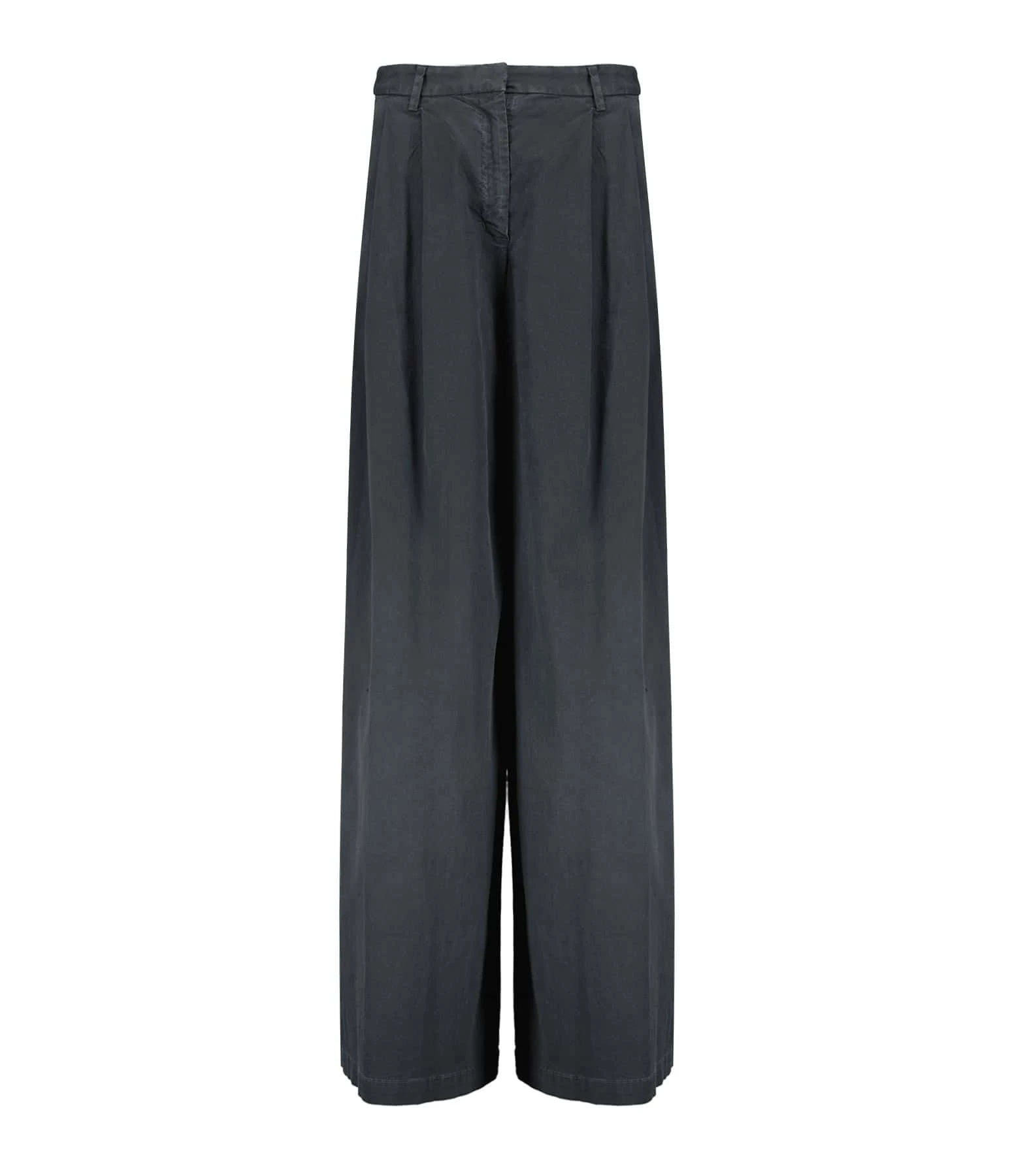 NILI LOTAN Pantalon Dillon Coton Charbon