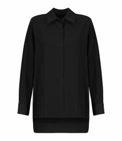 NILI LOTAN Chemise Julien Soie Noir