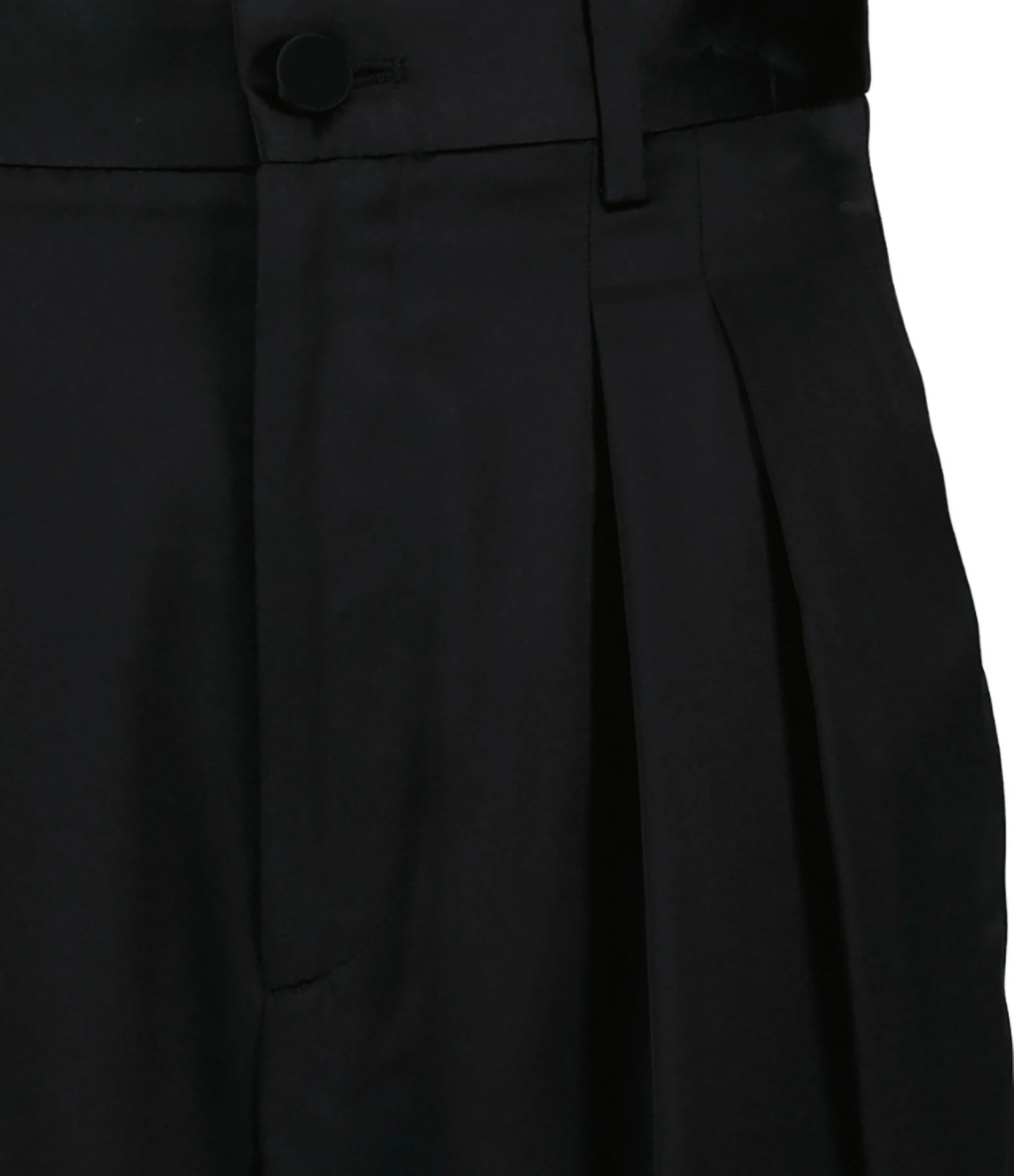 NILI LOTAN Pantalon Plissé Etienne Soie Noir – Image 2