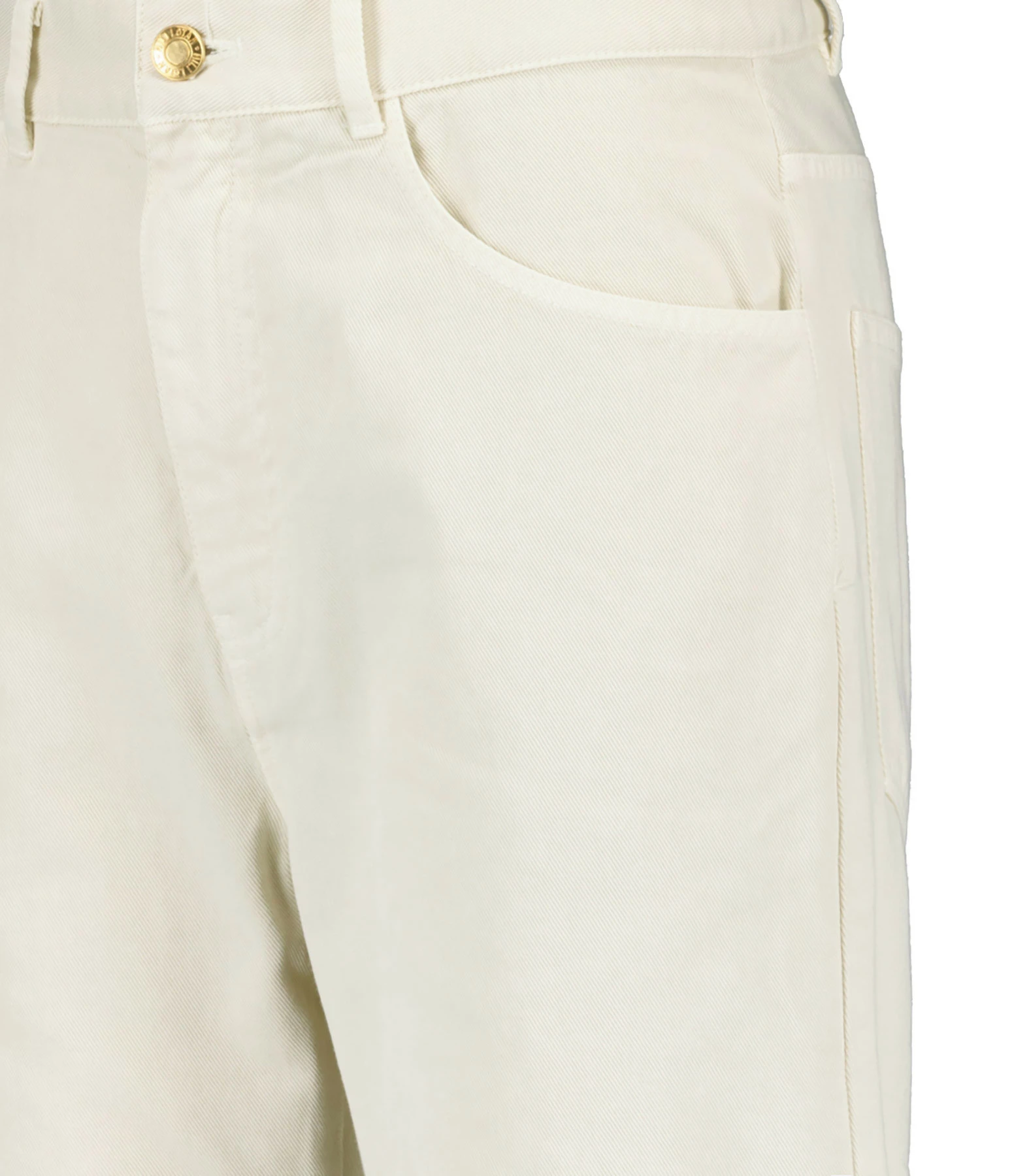 NILI LOTAN Pantalon Mitchell Coton Ecru – Image 2