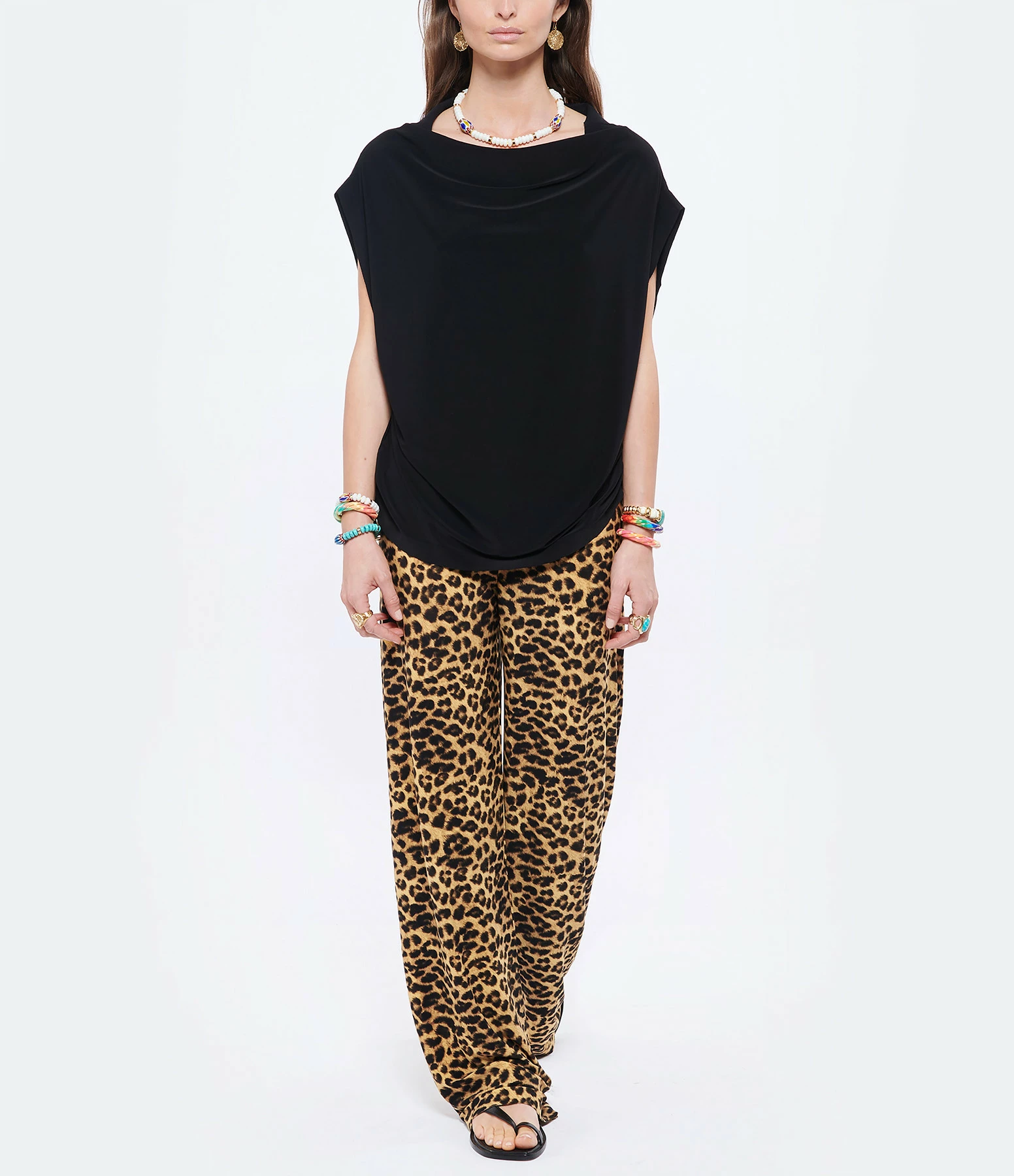 Norma Kamali Pantalon Imprimé Léopard – Image 7