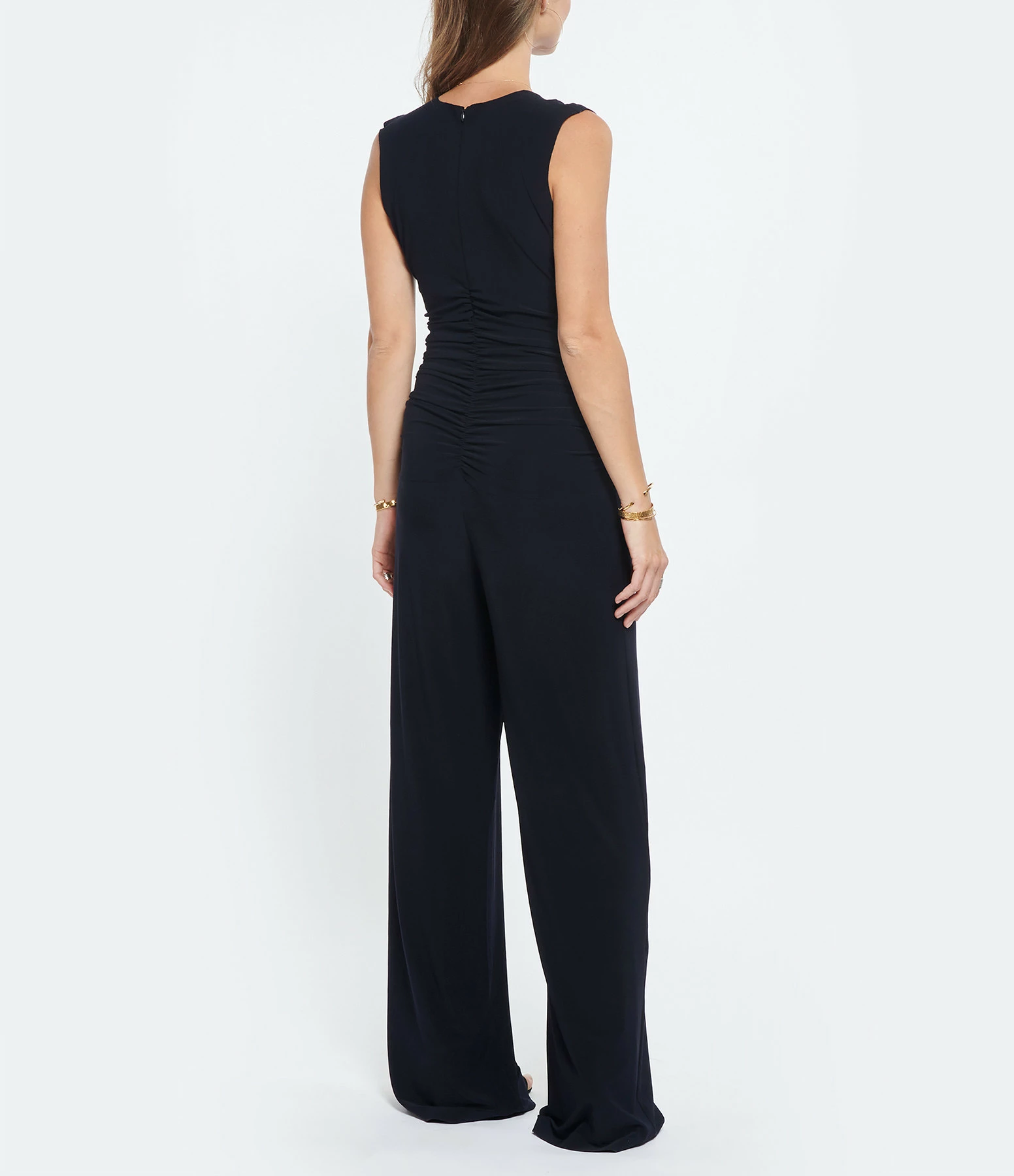 Norma Kamali Combinaison Sans Manches Bleu Nuit – Image 4