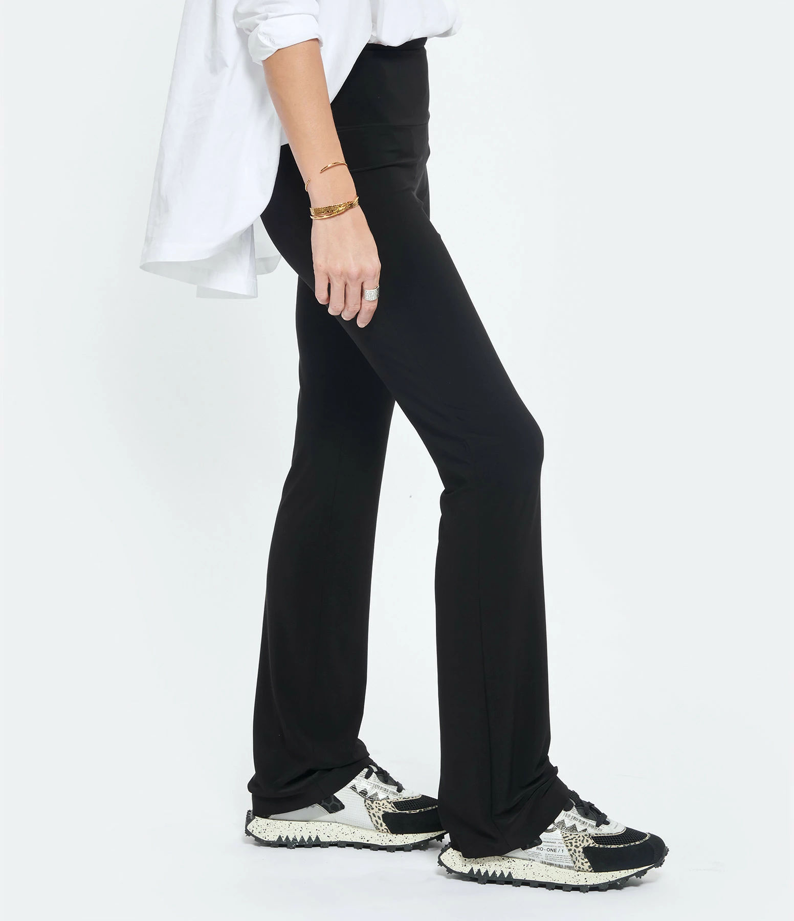 Norma Kamali Pantalon Boot Noir – Image 4