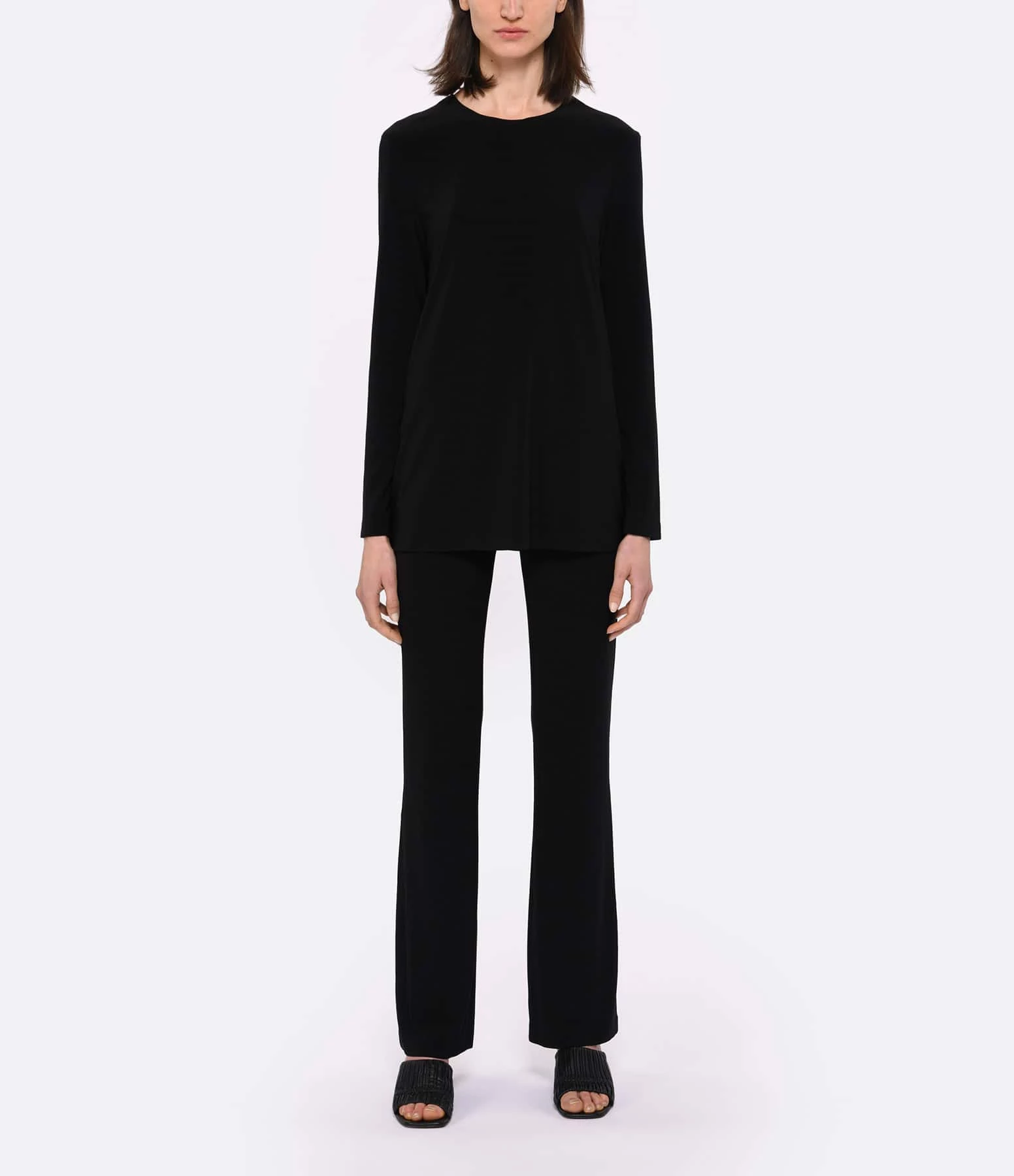 Norma Kamali Top Manches Longues Noir – Image 4