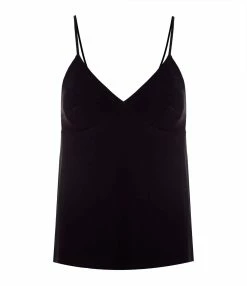 Norma Kamali Top Caraco Noir