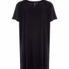 Norma Kamali Robe Tee-shirt Noir