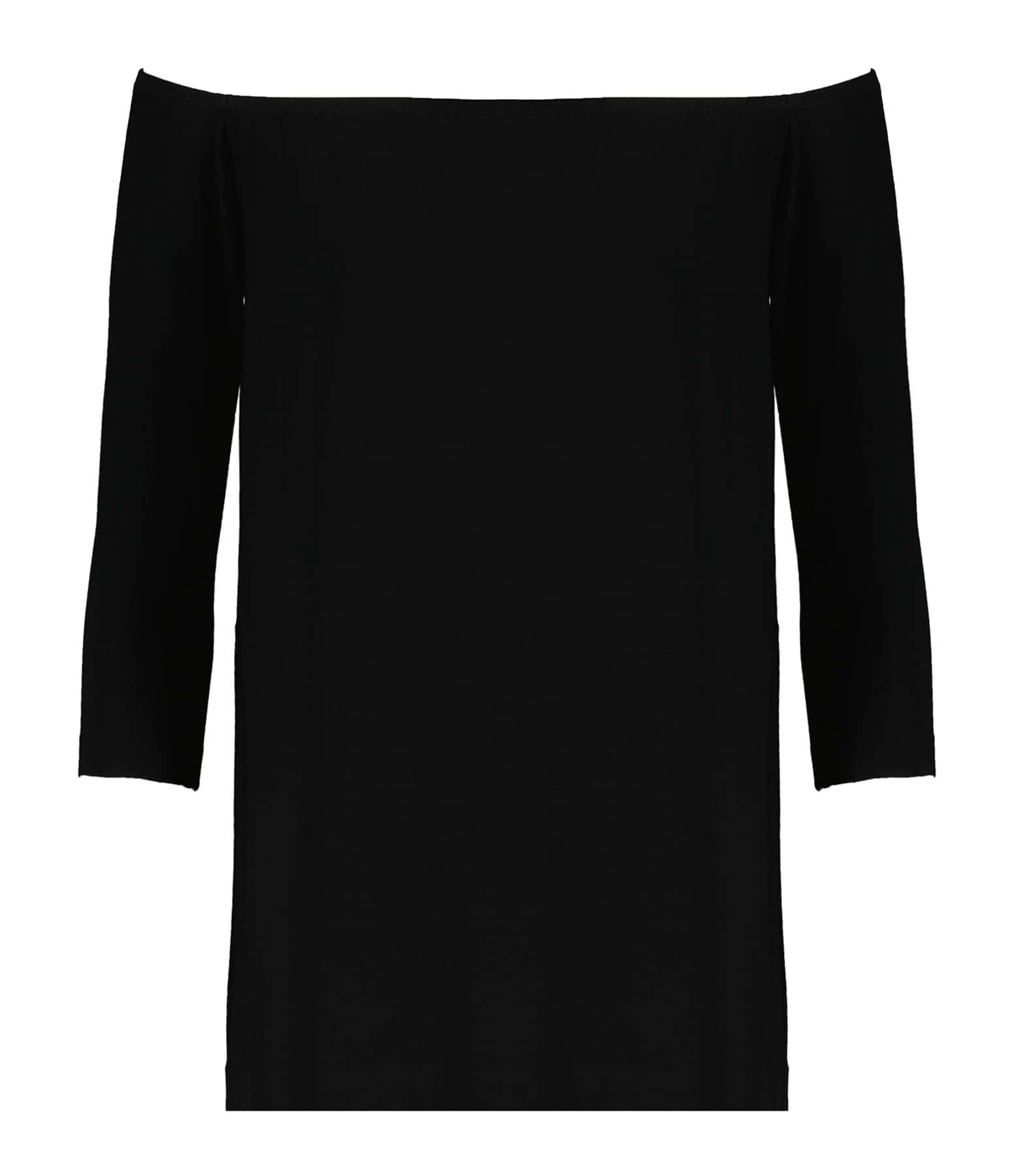 Norma Kamali Top Épaules Dénudées Noir