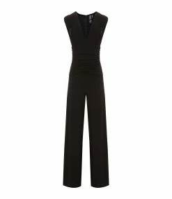 Norma Kamali Combinaison Sans Manches Noir