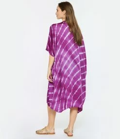 NOUS Robe Kaftan Sam Rayures Violet 11 NOUS Robe Kaftan Sam Rayures Violet -Boutique de vente ZIMMERMANN nouss look20230124 186
