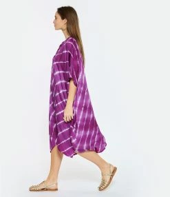NOUS Robe Kaftan Sam Rayures Violet 10 NOUS Robe Kaftan Sam Rayures Violet -Boutique de vente ZIMMERMANN nouss look20230124 188