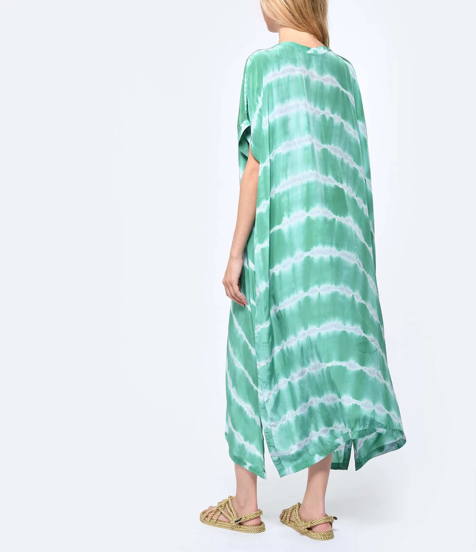 NOUS Kaftan Palma Diagonal Rayures Vert – Image 4