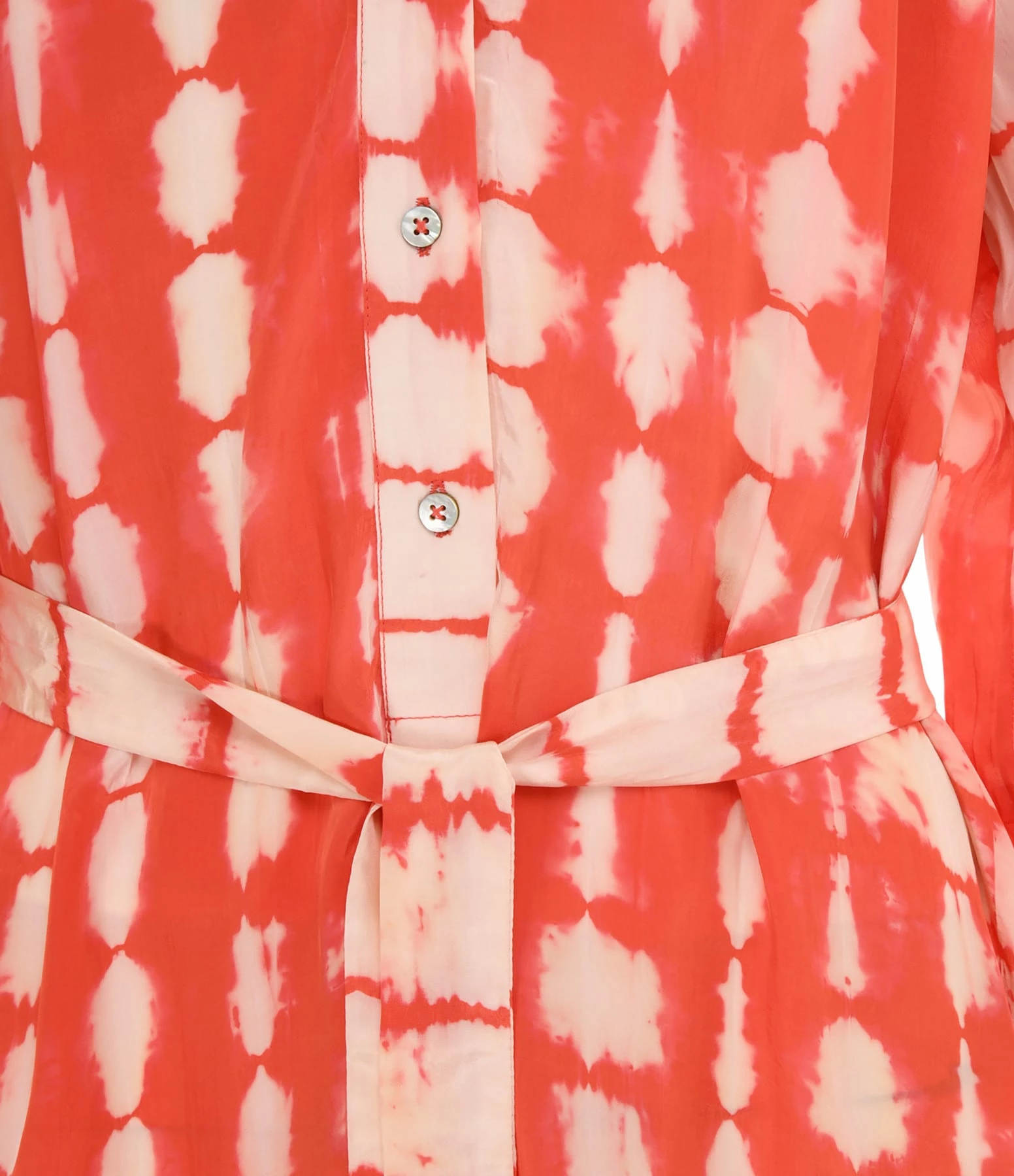 NOUS Robe Nicole Diamonds Soie Papaye – Image 2