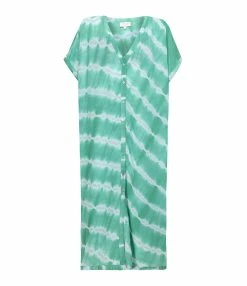 NOUS Kaftan Palma Diagonal Rayures Vert