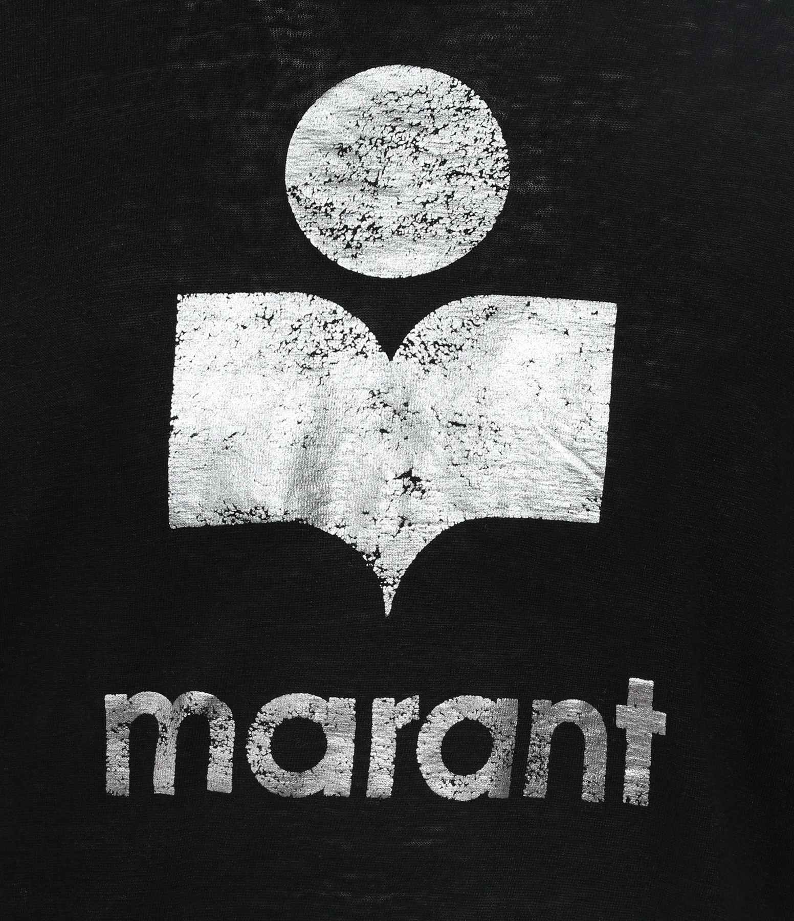 MARANT ÉTOILE Tee-shirt Klowia Lin Noir – Image 2