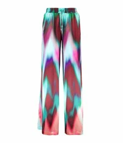 OUD Pantalon Axel Tie And Dye Soie Multicolore