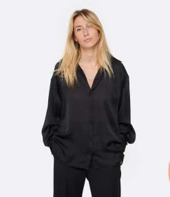 OUD Top Kristen Mousseline Soie Noir 9 OUD Top Kristen Mousseline Soie Noir -Boutique de vente ZIMMERMANN oudkr look20230125 570