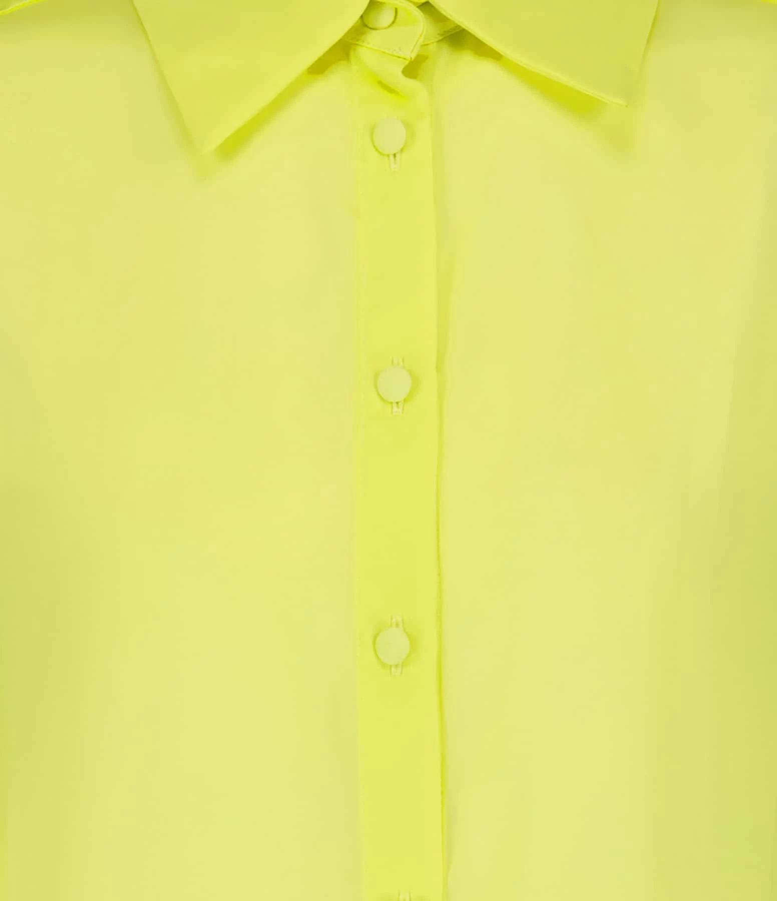 OUD Top Kristen Mousseline Soie Jaune Fluo – Image 2