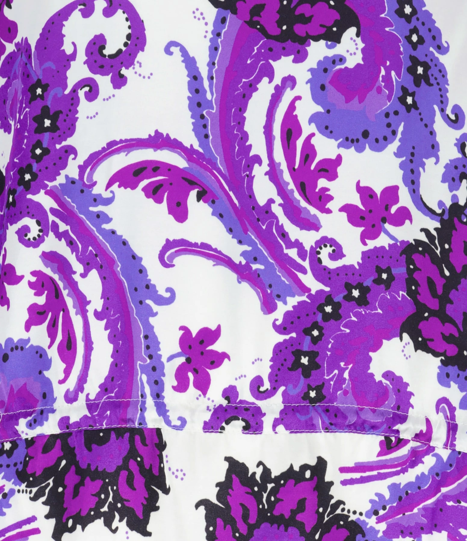 OUD Robe Leonard Motifs Violet Blanc – Image 2