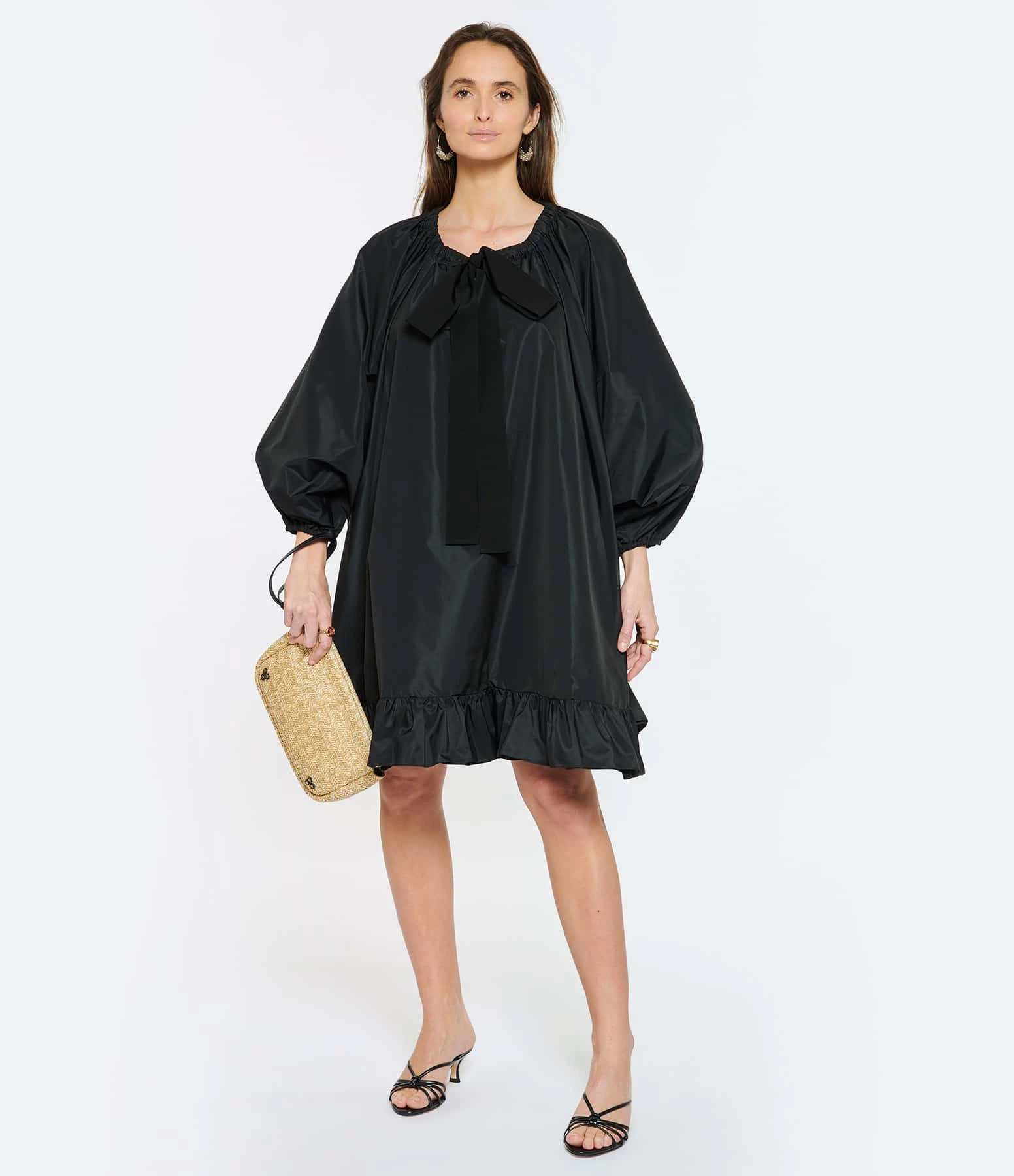 PATOU Robe Froufrou Noir – Image 5