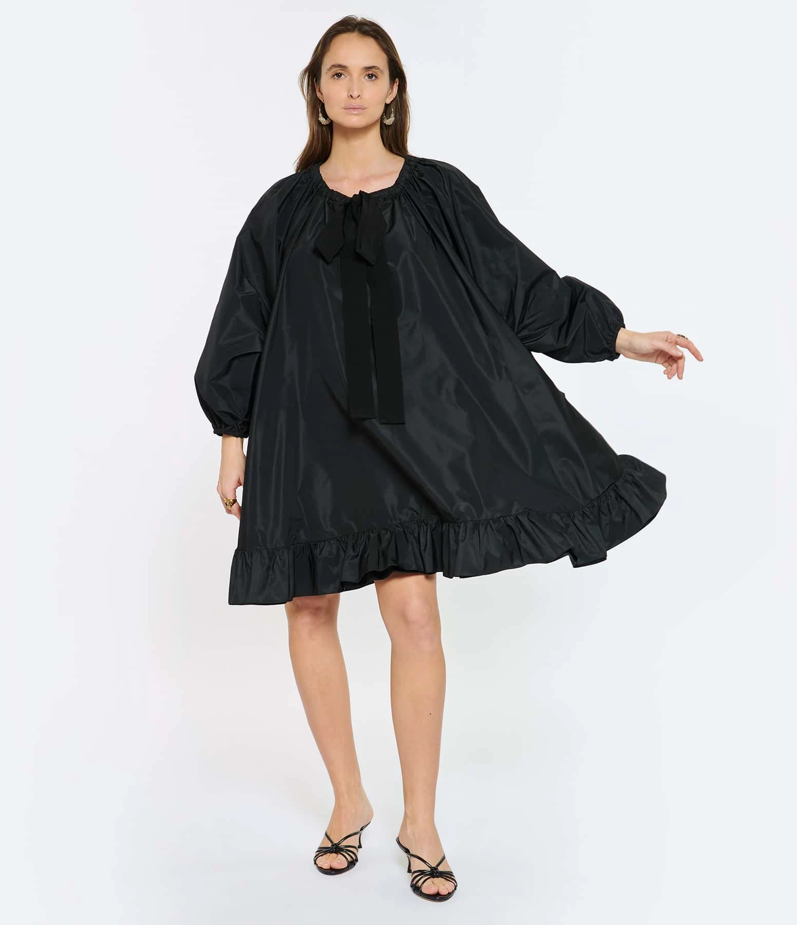 PATOU Robe Froufrou Noir – Image 6