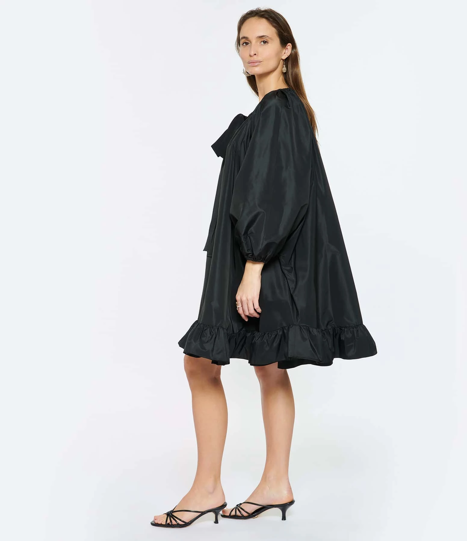 PATOU Robe Froufrou Noir – Image 7