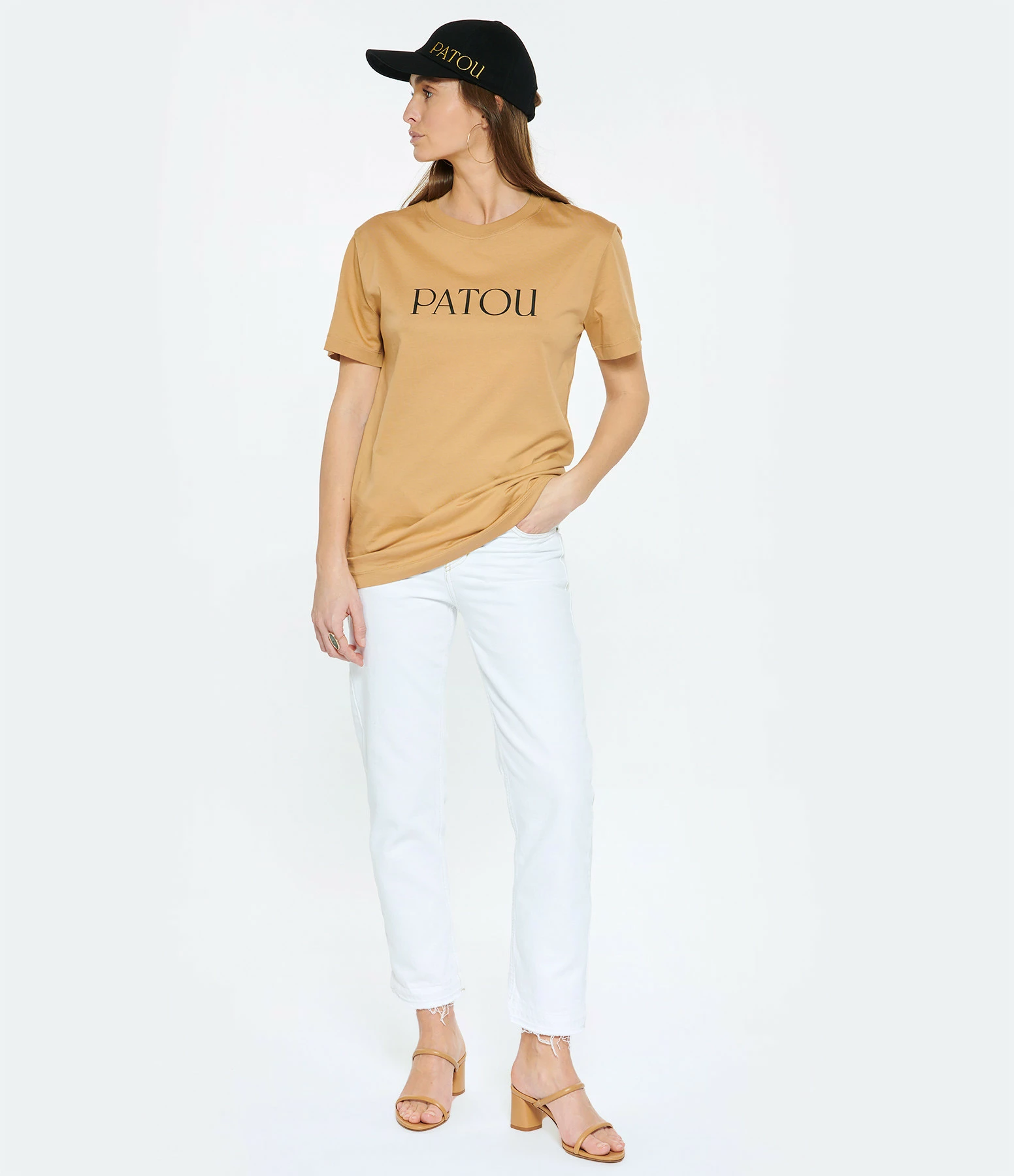 Tee-shirt Essential Patou Coton Marron Chestnut – Image 4
