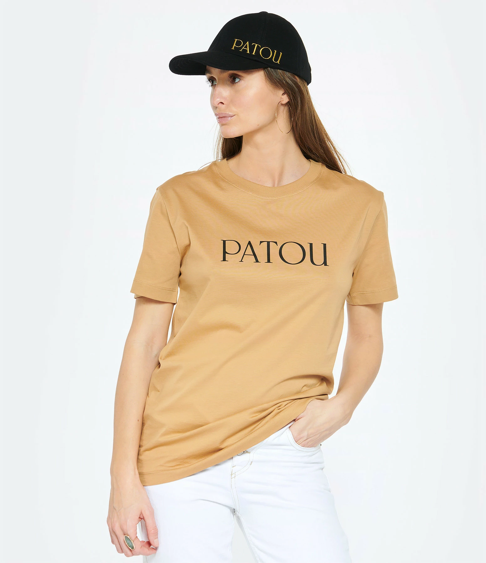 Tee-shirt Essential Patou Coton Marron Chestnut – Image 3