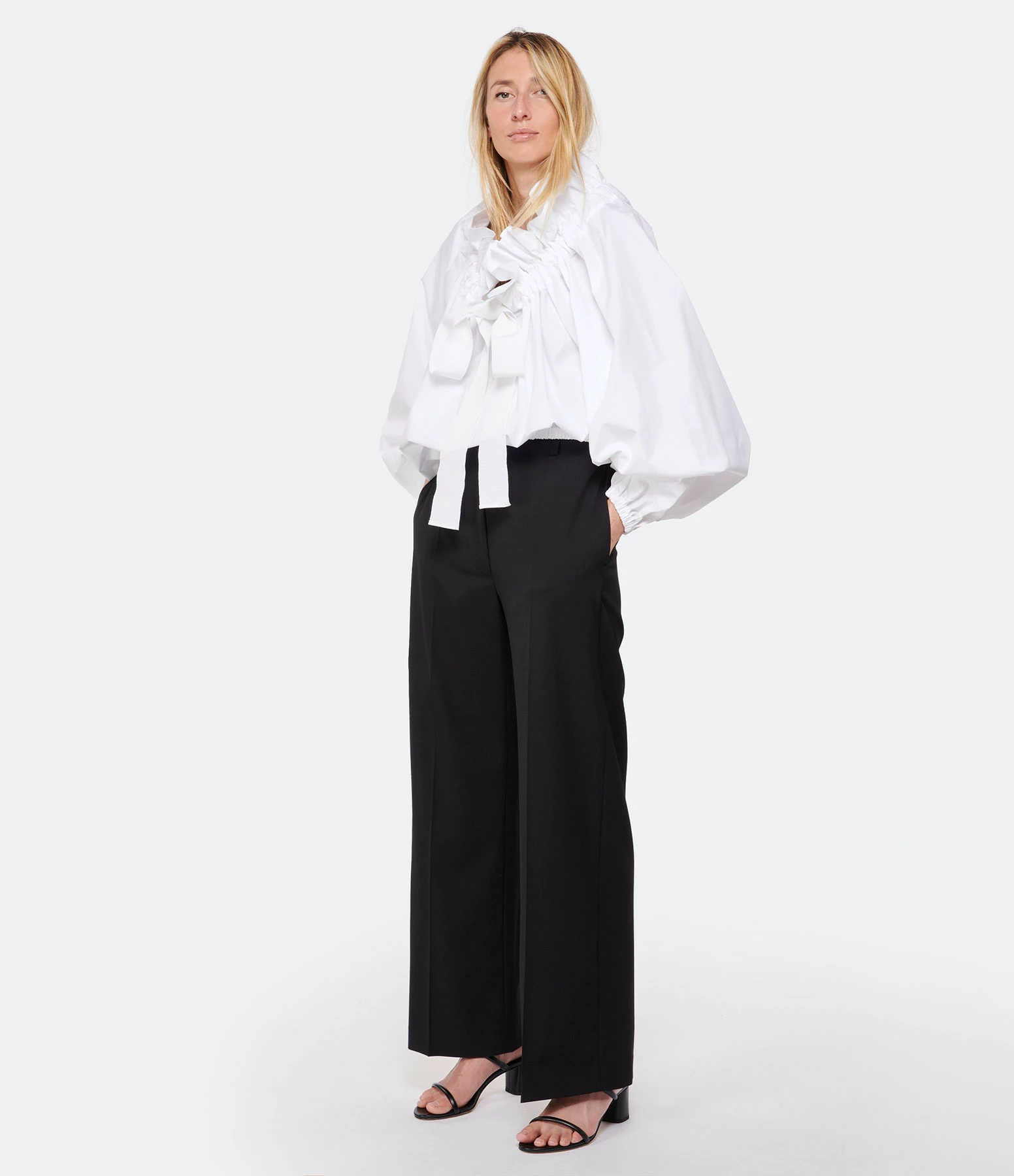 PATOU Pantalon Iconic Laine Noir – Image 7