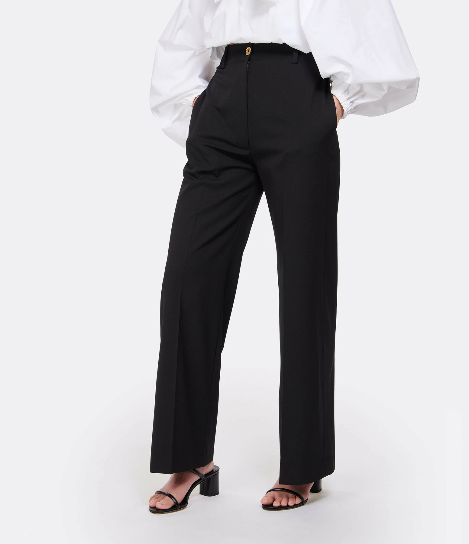 PATOU Pantalon Iconic Laine Noir – Image 5