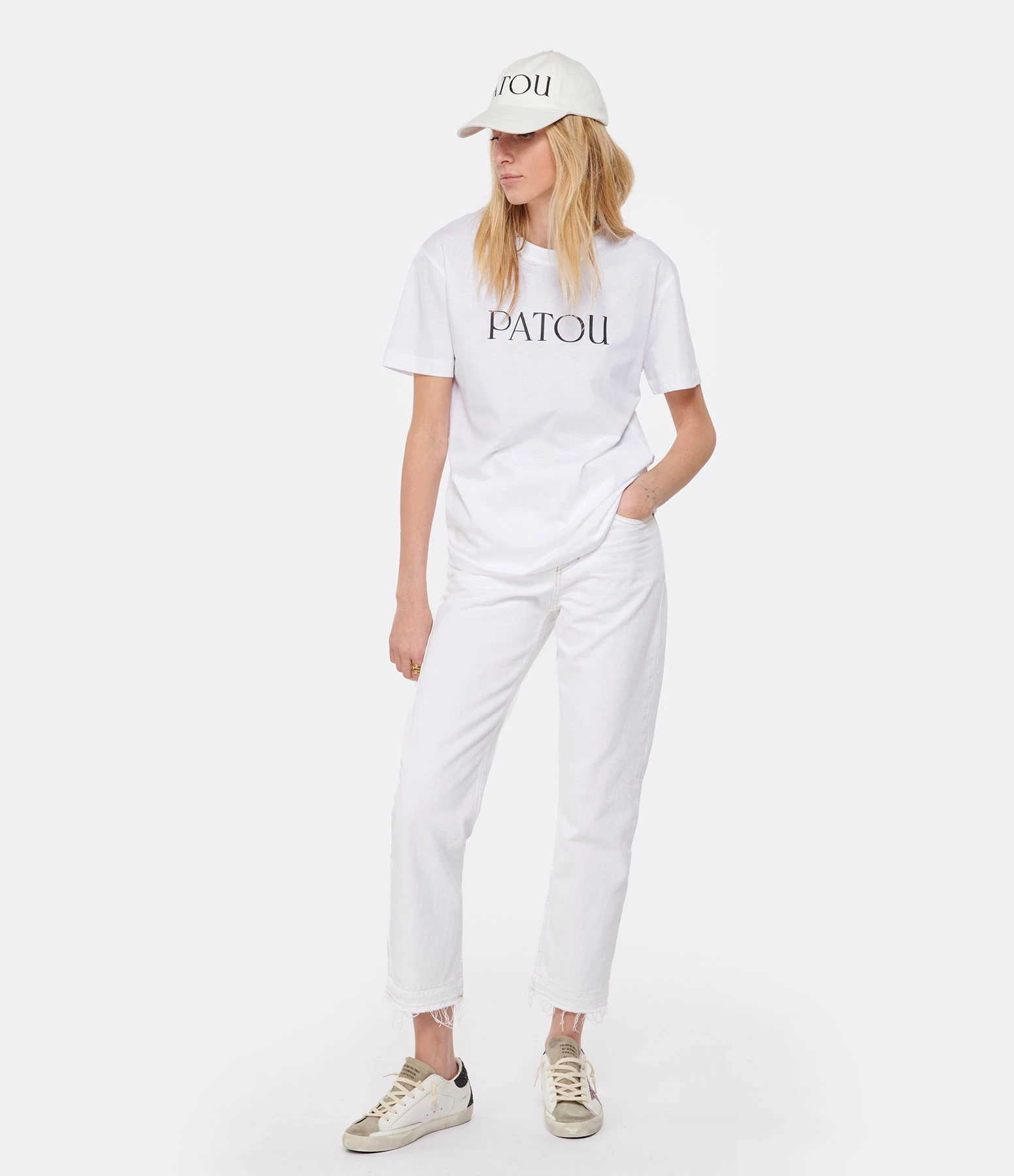 Tee-shirt Essential Patou Coton Blanc – Image 4