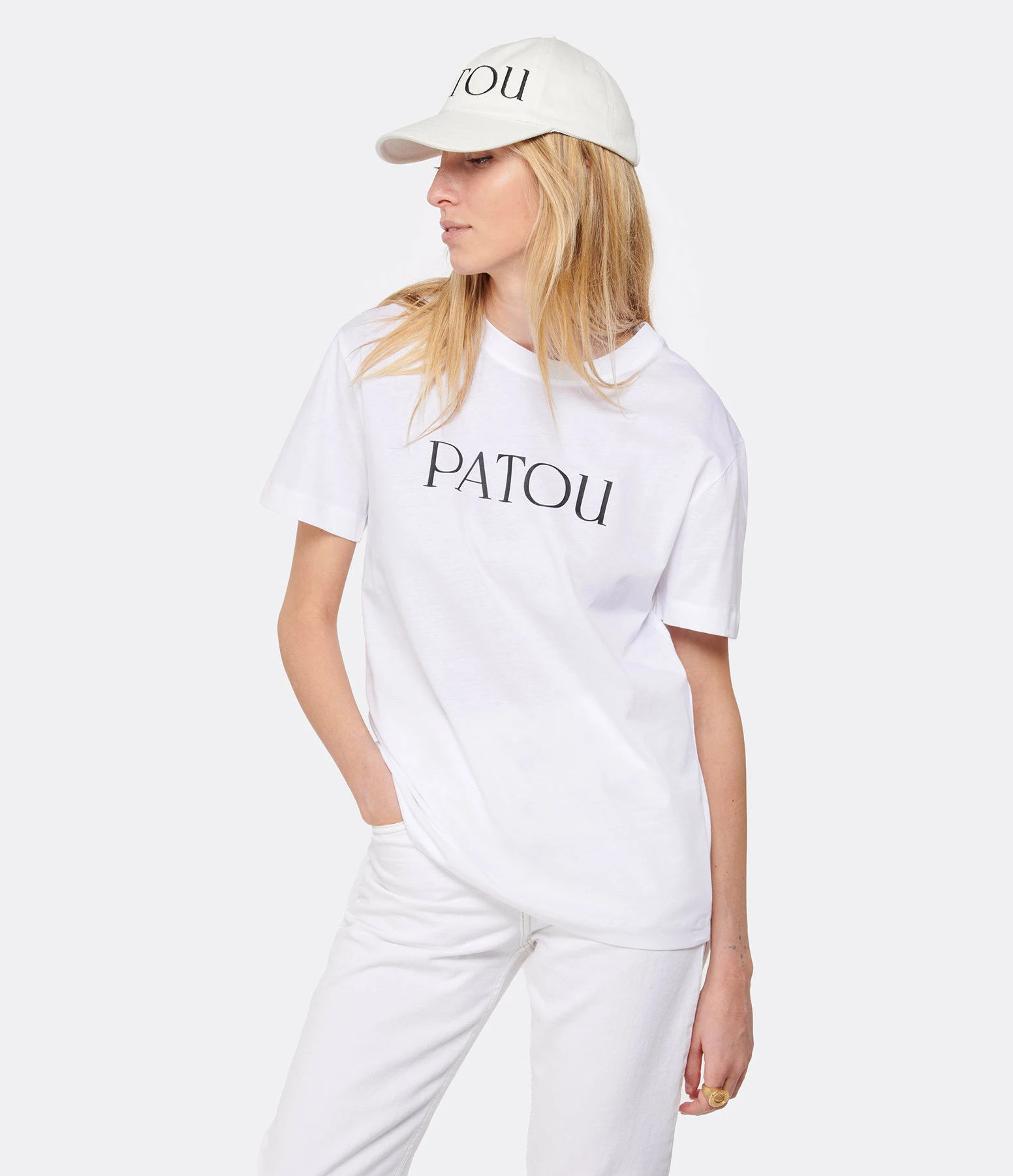 Tee-shirt Essential Patou Coton Blanc – Image 3
