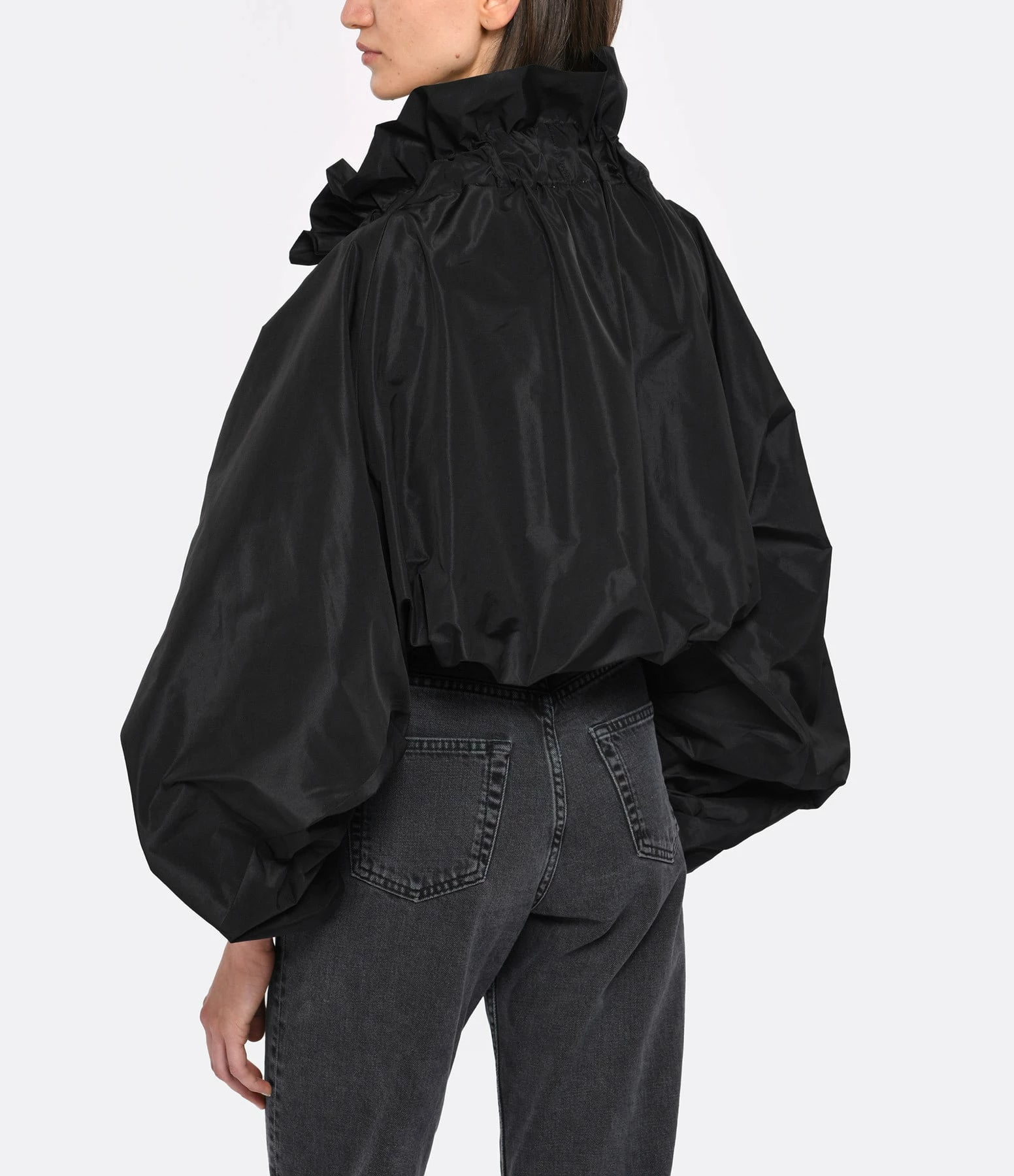 PATOU Blouse Manches Ballon Noir – Image 5