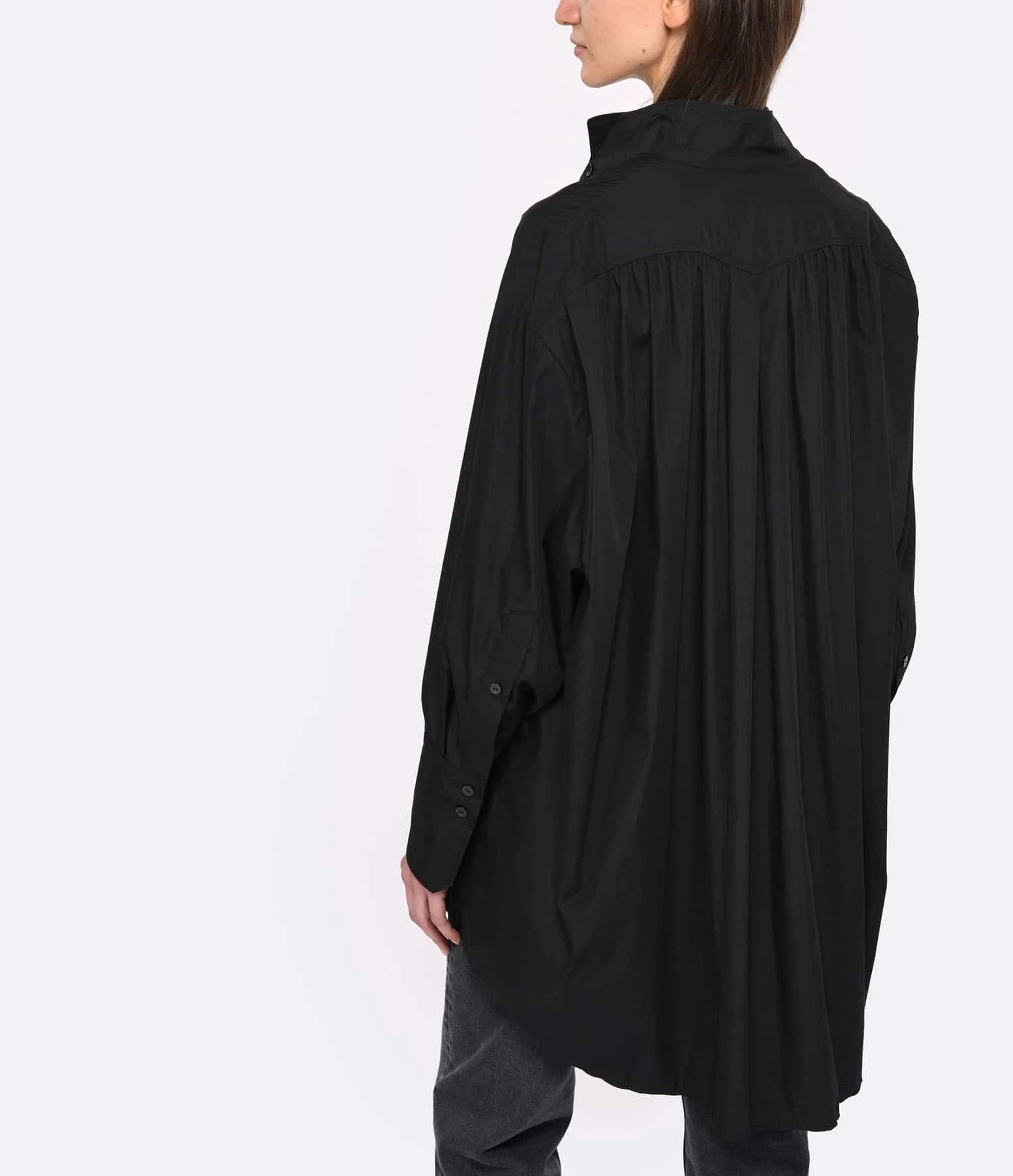 PATOU Robe Painter Coton Noir – Image 6