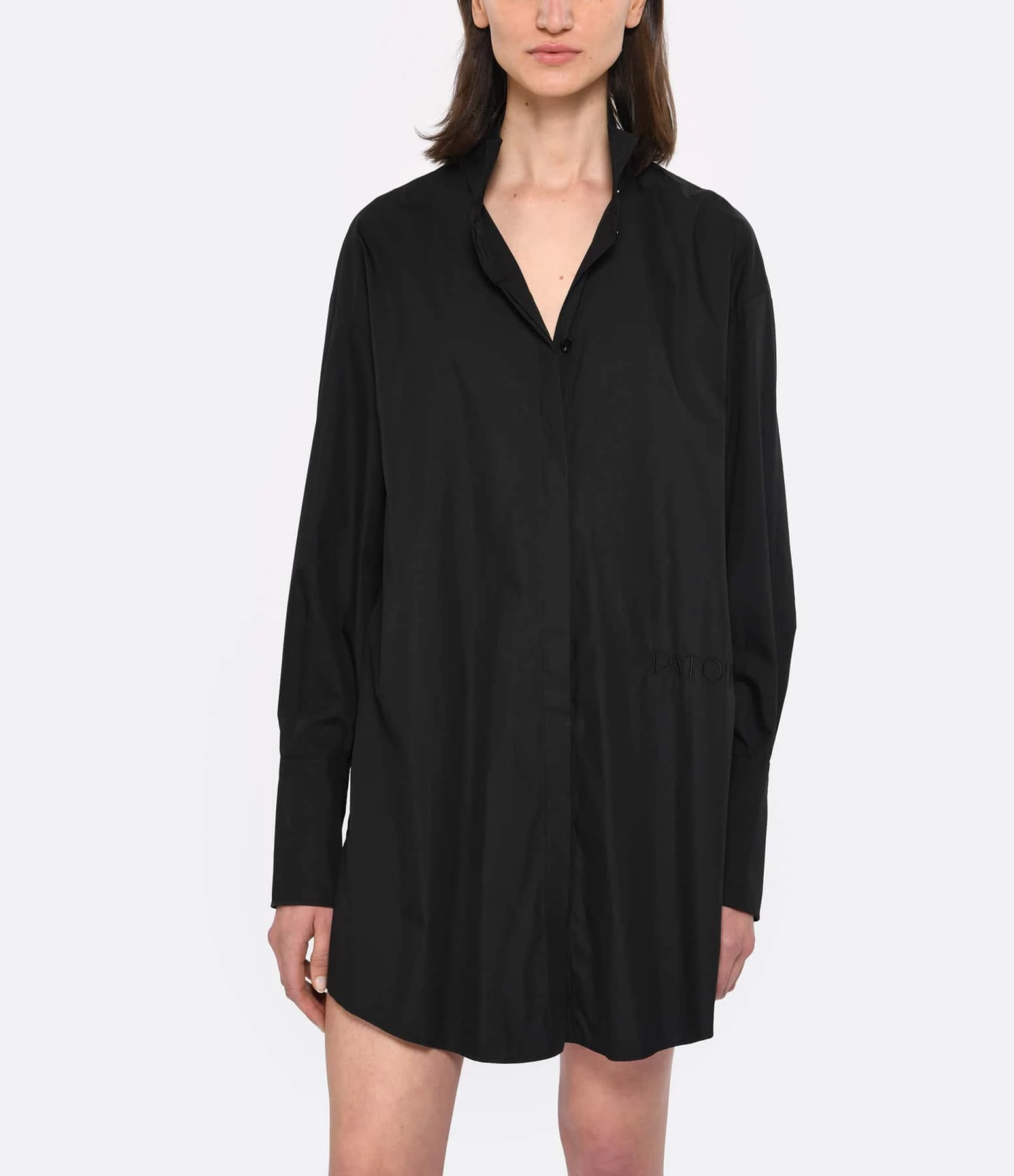 PATOU Robe Painter Coton Noir – Image 7