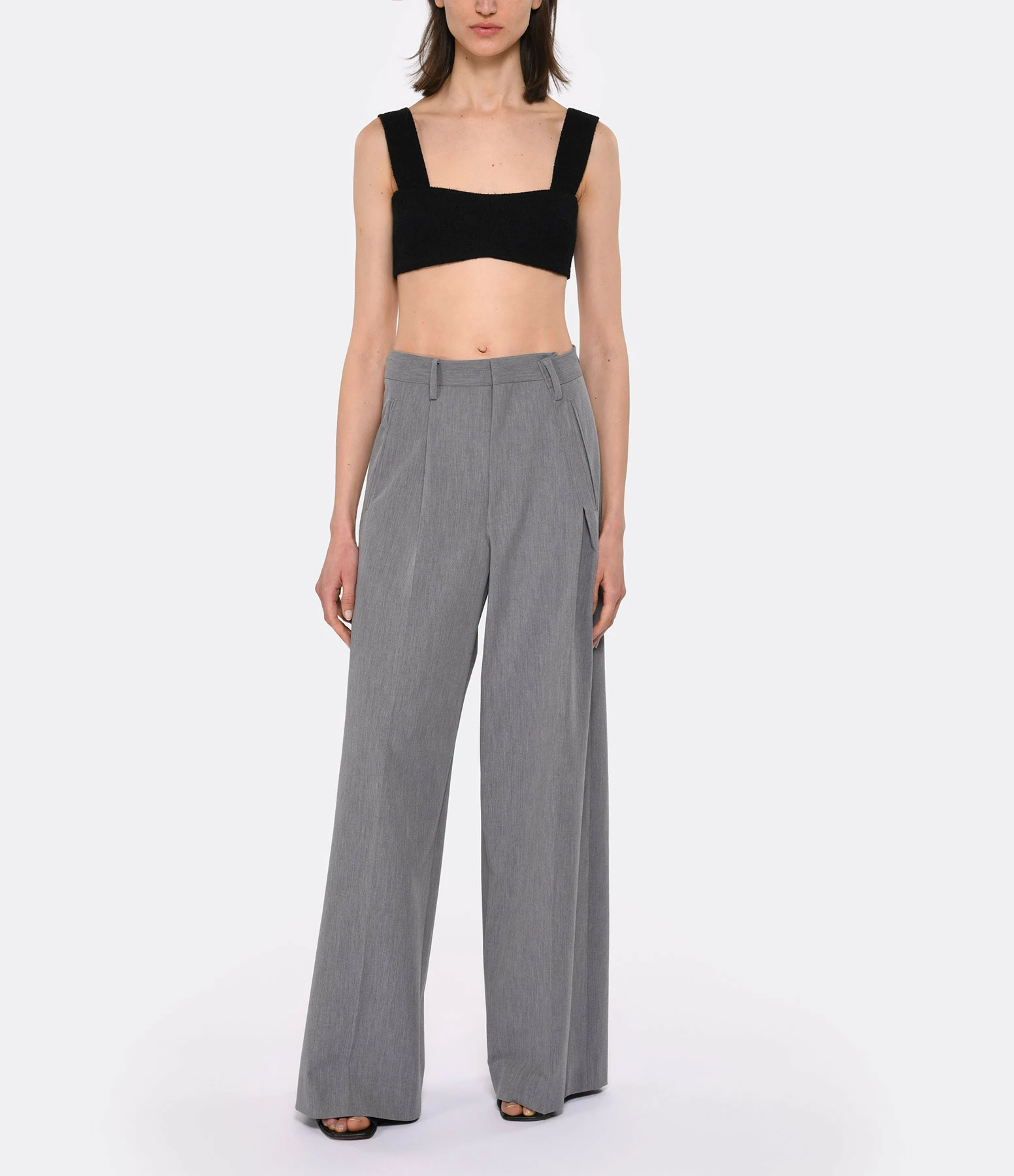 PATOU Top Corsage Coton Noir – Image 4