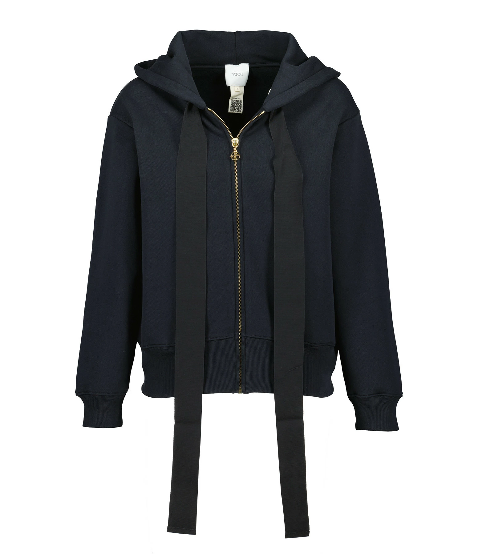 PATOU Sweatshirt Hoodie Coton Noir