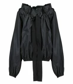 PATOU Blouse Manches Ballon Noir