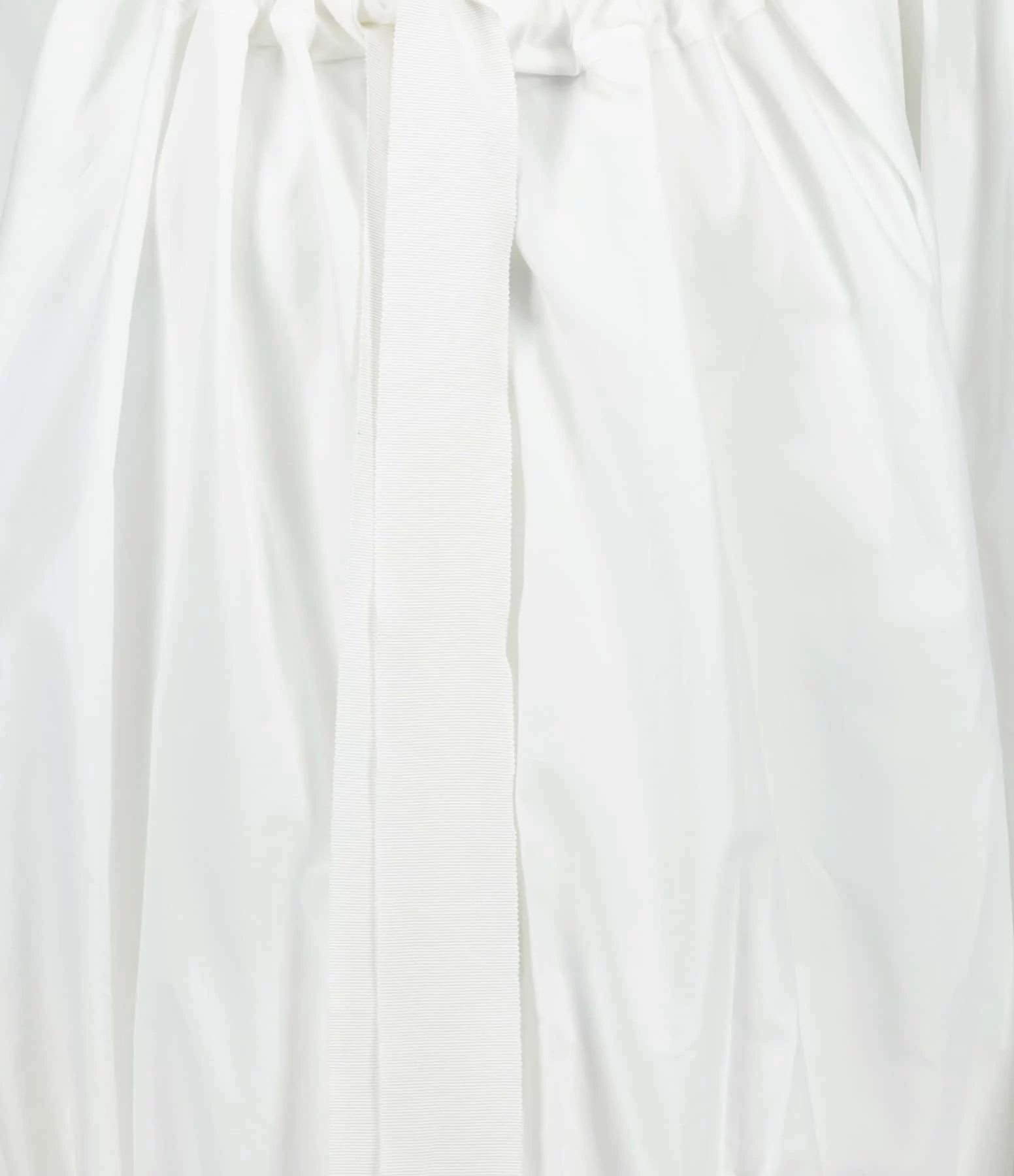 PATOU Blouse Manches Ballon Coton Blanc – Image 2
