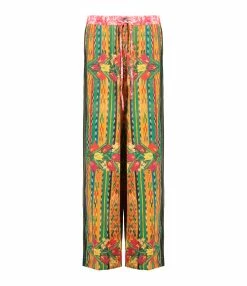 PIERRE-LOUIS MASCIA Pantalon Adanastr Soie Multicolore