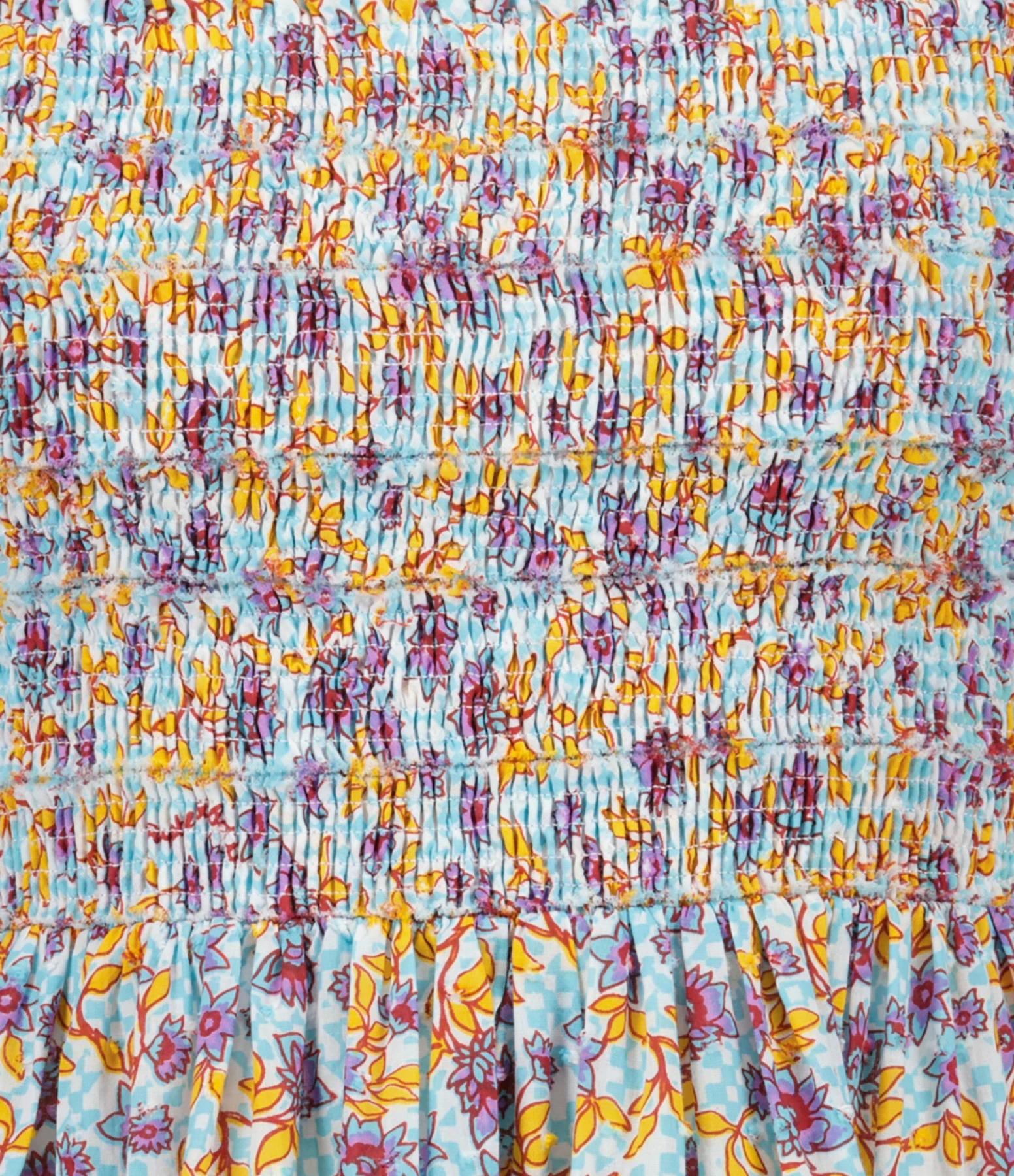 Poupette St Barth Robe Courte Aurora Coton Violet – Image 2