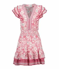 Poupette St Barth Robe Courte Camila Rose