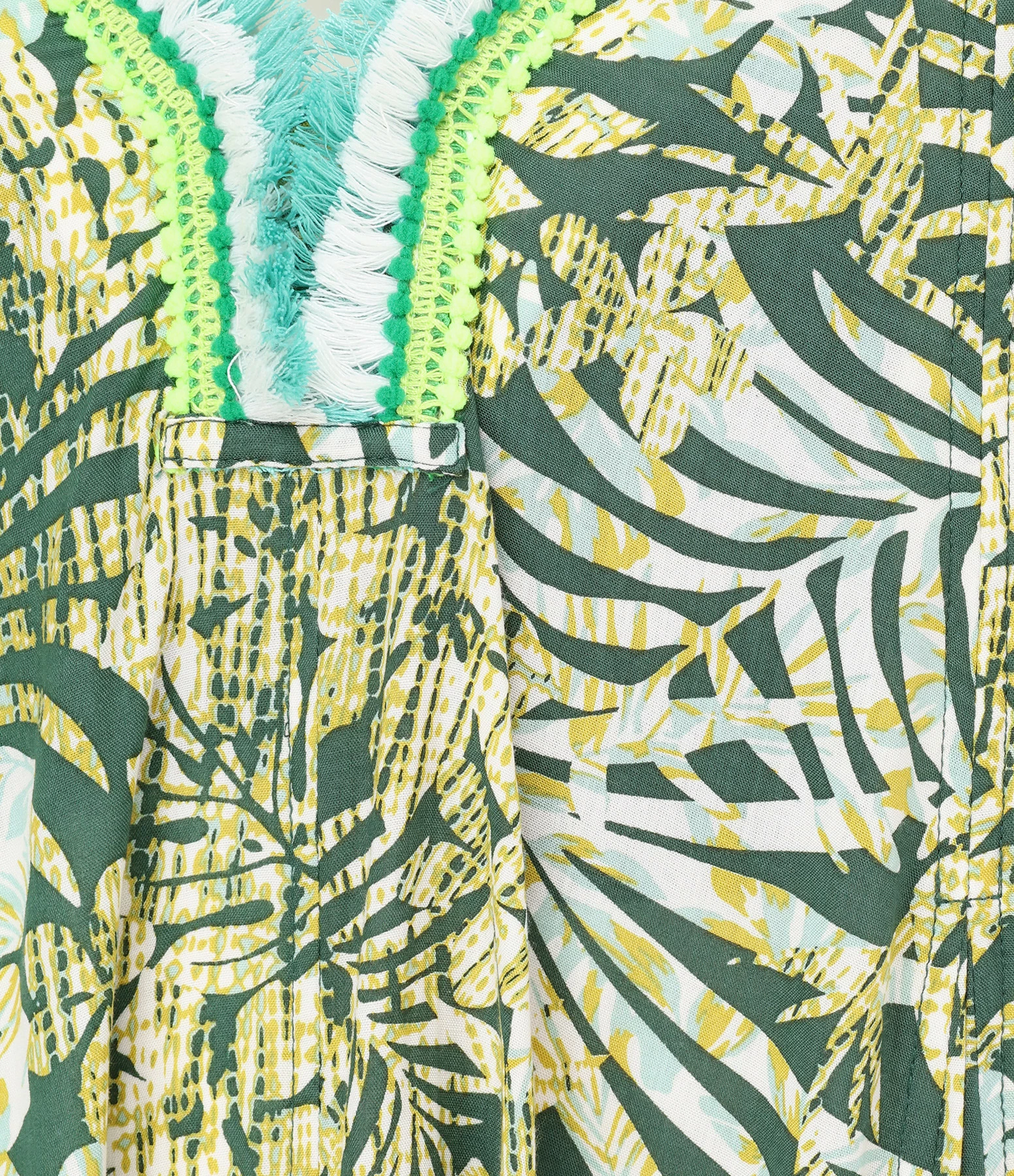 Poupette St Barth Robe Longue Nava Vert – Image 2