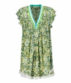 Poupette St Barth Robe Courte Sasha Vert