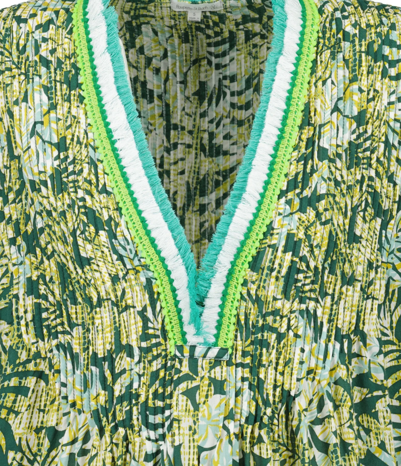 Poupette St Barth Robe Courte Sasha Vert – Image 2